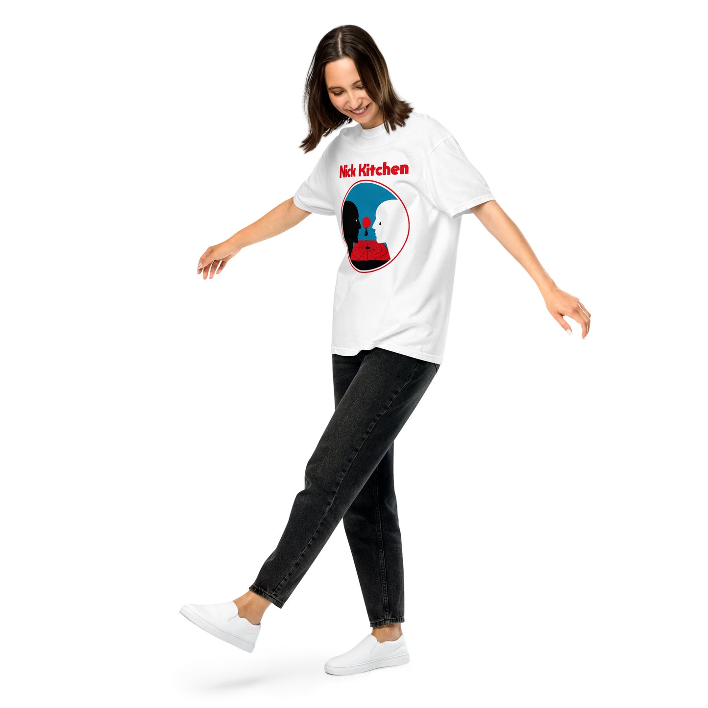 'Speak to a Ghost" Unisex garment-dyed heavyweight t-shirt