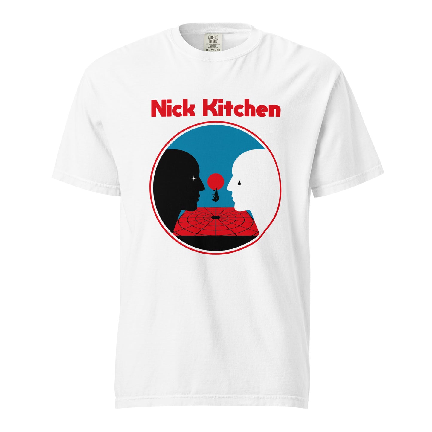 'Speak to a Ghost" Unisex garment-dyed heavyweight t-shirt