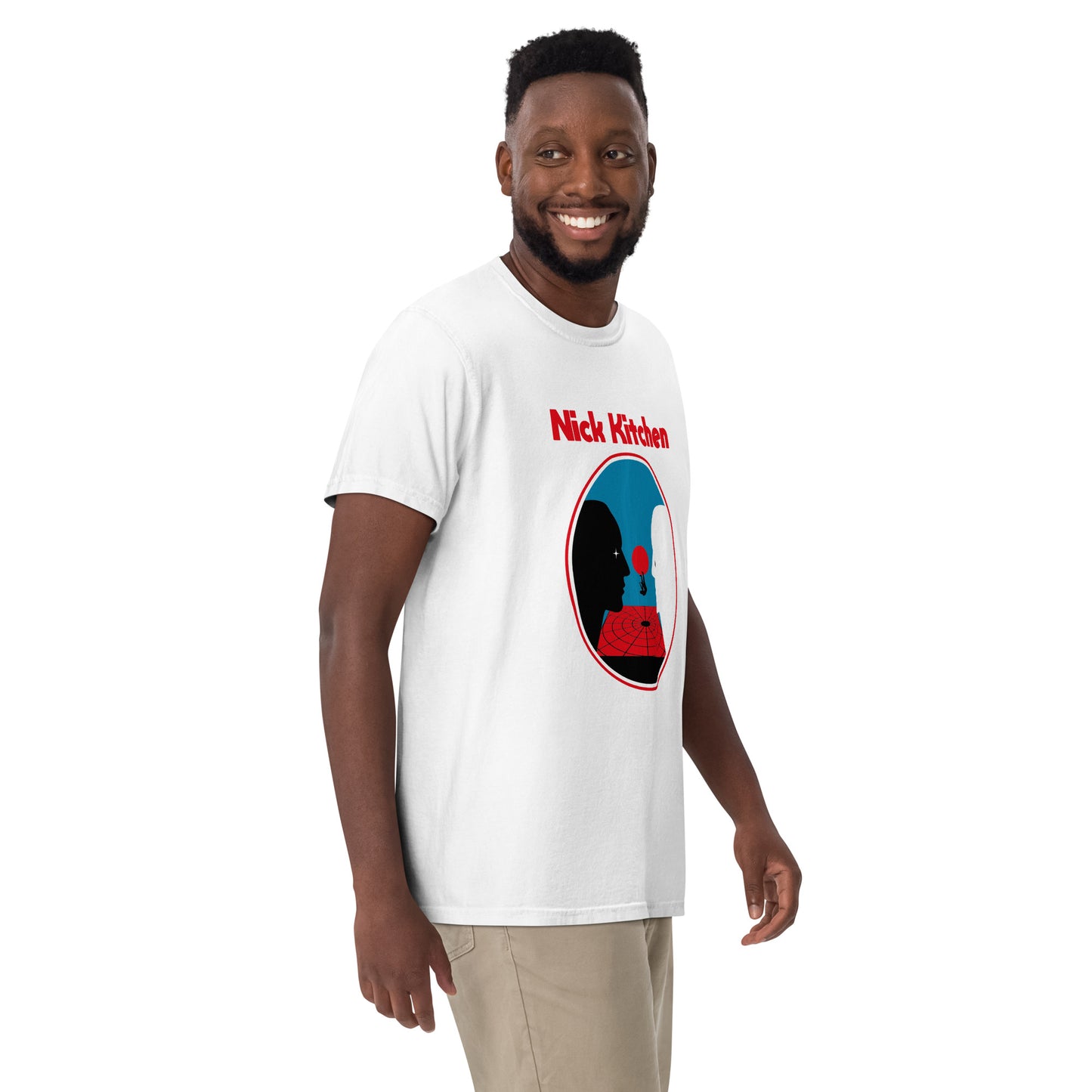 'Speak to a Ghost" Unisex garment-dyed heavyweight t-shirt